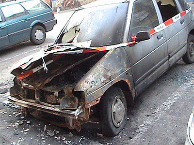 Spalony Samochód - Wiadomości - Komenda Powiatowa Policji W Będzinie
