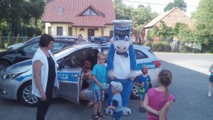 Maskotka będzińskiej Policji - smoczyca Klara