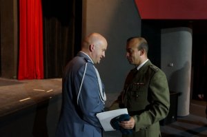 Składanie życzeń Komendantowi Powiatowemu