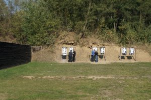 Trening strzelecki będzińskich policjantów