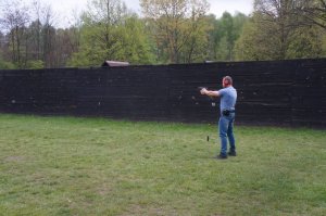 Trening strzelecki będzińskich stróżów prawa