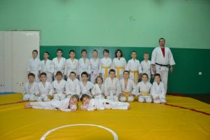 Judoka w policyjnym mundurze