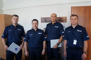 Gratulacje dla będzińskiego patrolu