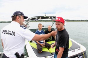 Służba wodna na zbiorniku wodnym Pogoria IV