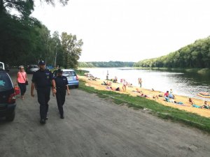 Sobotnie działania przy akwenach wodnych