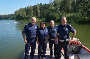 O bezpieczeństwie nad wodą nad zalewem w Rogoźniku