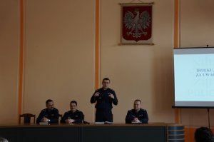 Narada roczna w będzińskim garnizonie policji