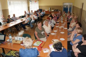 Z malinowickimi seniorami debatowali nie tylko o bezpieczeństwie