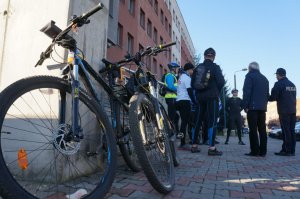 &quot;Mundur na rowerze - Kręcimy dla Marcina&quot; na będzińskich drogach