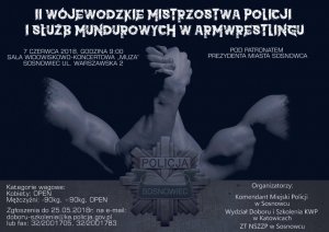 II Wojewódzkie Mistrzostwa Policji i Służb Mundurowych w Armwrestlingu