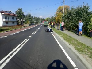 Śmiertelny wypadek motocyklisty