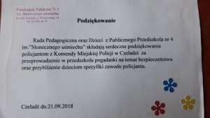 Bezpieczny przedszkolak w &quot;Słonecznym uśmiechu&quot;