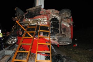 Śmiertelny wypadek na A1 w rejonie Dobieszowic
