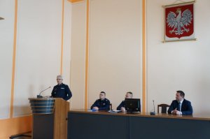 Narada roczna w będzińskim garnizonie policji