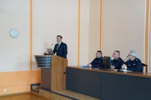 Narada roczna w będzińskim garnizonie policji