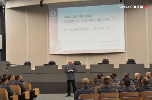 Odprawa służbowa śląskiego garnizonu Policji