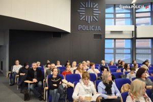 Zdjęcia z konferencji inaugurującej projekt profilaktyczny „Cyberprzestrzeń-współczesne zagrożenia”