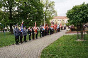 Uroczyste obchody 3 Maja w Będzinie.