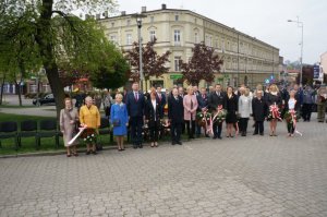 Uroczyste obchody 3 Maja w Będzinie.