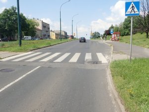 Będzin al. Kołłątaja miejsce śmiertelnego potrącenia pieszej