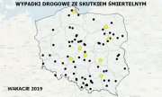 Mapa wypadków