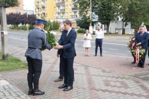 Wiązaka kwiatów od posła na Sejm RP