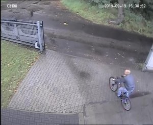 Poszukujemy sprawcy kradzieży roweru
