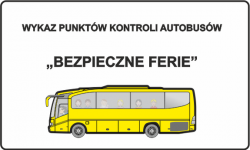 &quot;Bezpieczne Ferie 2020&quot; - autobusy do kontroli