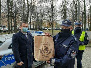 Komandant Powiatowy Policji w Będzinie i Starosta Powiatu Będzińskiego