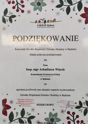 Podziękowania