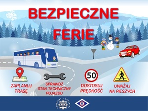 Plakat dotyczący bezpieczeństwa podczas