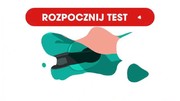 Grafika, na której w górnej części widzimy napis ROZPOCZNIJ TEST, poniżej klamka od drzwi samochodowych i dłoń.