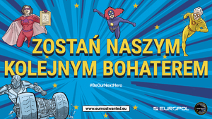 logo akcji zostań naszym kolejnym bohaterem