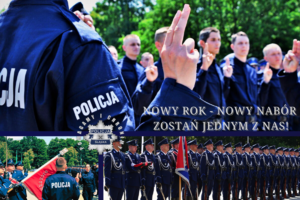 Grafika ze zdjęciami policjantów.