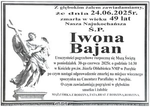 Na zdjęciu klepsydra pogrzebowa naszej zmarłej policjantki.